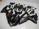 Schwarz Suzuki GSXR 600 / 750 K8 08-10 Motorrad Vollverkleidung Schwarz Suzuki GSXR 600 / 750 K8 08-10 Motorrad Vollverkleidung