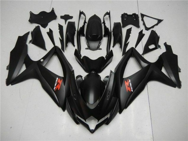 Schwarz Suzuki GSXR 600 / 750 K8 08-10 Motorrad Vollverkleidung Schwarz Suzuki GSXR 600 / 750 K8 08-10 Motorrad Vollverkleidung