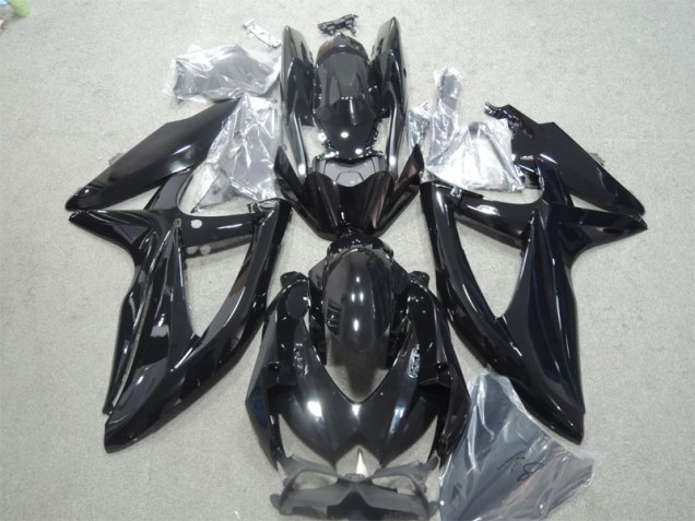 Schwarz Suzuki GSXR 600 K8 08-10 Motorrad Verkleidungen