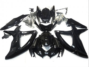 Schwarz Suzuki GSXR 750 K8 08-10 Motorrad Verkleidungen