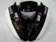 Schwarz Weiß 3M Touch4 Kawasaki ZX6R 09-12 Motorrad Verkleidung Schwarz Weiß 3M Touch4 Kawasaki ZX6R 09-12 Motorrad Verkleidung