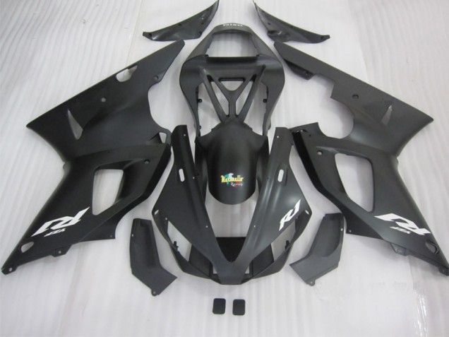 Schwarz Weiß Aufkleber Yamaha R1 00-01 Motorrad Verkleidungen