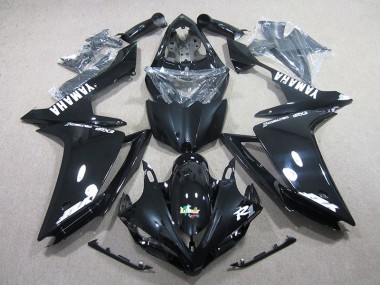 Schwarz Weiß Aufkleber Yamaha R1 07-08 Motorrad Verkleidung