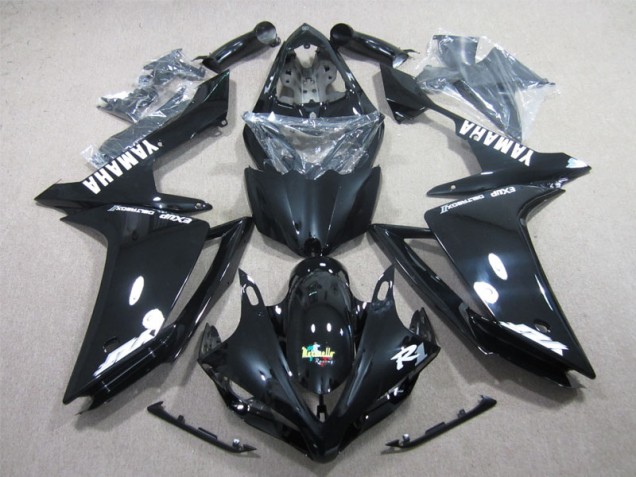 Schwarz Weiß Aufkleber Yamaha R1 07-08 Motorrad Verkleidungen