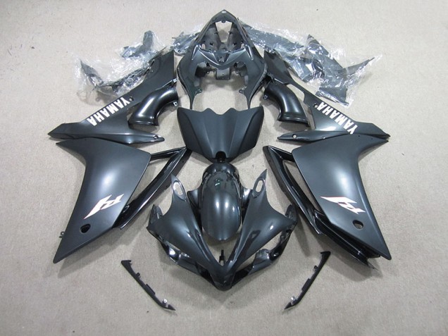 Schwarz Weiß Aufkleber Yamaha R1 07-08 Motorrad Vollverkleidung