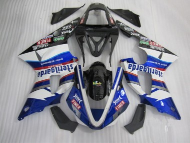 Schwarz Weiß Blau SantUnder Yamaha R1 00-01 Motorrad Verkleidungen