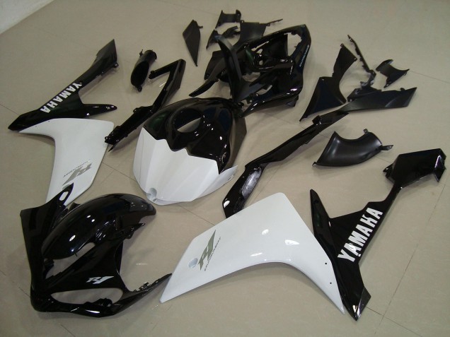 Schwarz Weiß Gold Yamaha R1 07-08 Motorrad Verkleidungen