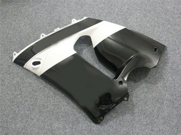 Schwarz Weiß Kawasaki ZX6R 05-06 Motorrad Verkleidung Schwarz Weiß Kawasaki ZX6R 05-06 Motorrad Verkleidung