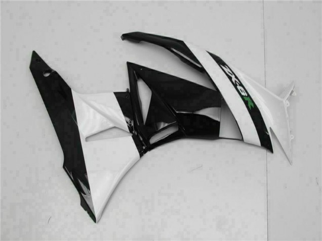 Schwarz Weiß Kawasaki ZX6R 09-12 Motorrad Verkleidungen Schwarz Weiß Kawasaki ZX6R 09-12 Motorrad Verkleidungen