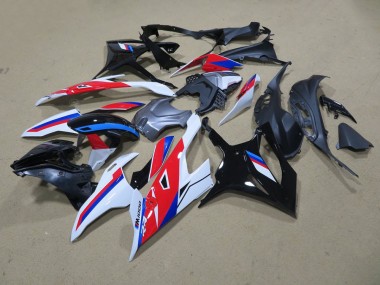 Schwarz Weiß Rot Blau BMW S1000RR 19-21 Motorrad Verkleidungen