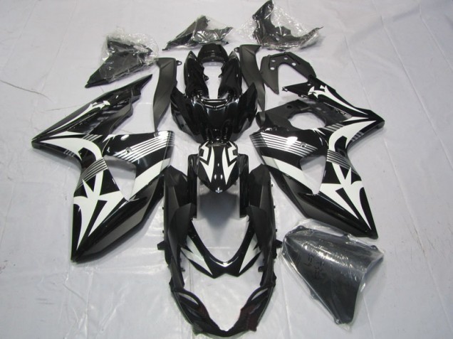 Schwarz Weiß Suzuki GSXR 1000 K9 09-16 Motorrad Verkleidung Schwarz Weiß Suzuki GSXR 1000 K9 09-16 Motorrad Verkleidung
