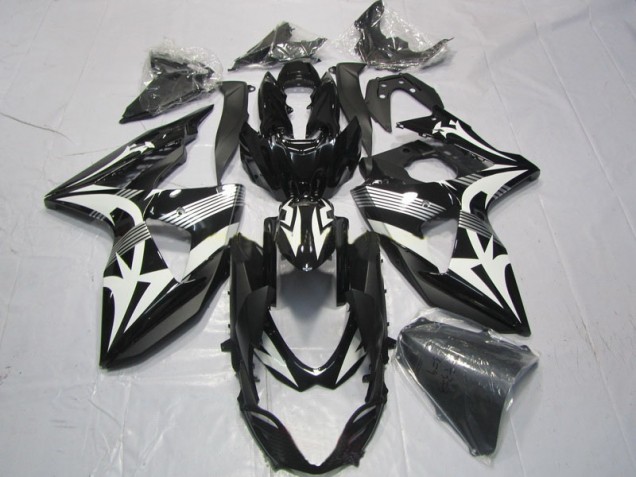 Schwarz Weiß Suzuki GSXR 1000 K9 09-16 Motorrad Verkleidungen Schwarz Weiß Suzuki GSXR 1000 K9 09-16 Motorrad Verkleidungen