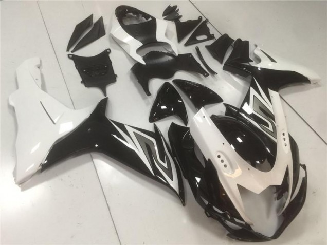 Schwarz Weiß Suzuki GSXR 600 / 750 K11 11-24 Motorrad Vollverkleidung Schwarz Weiß Suzuki GSXR 600 / 750 K11 11-24 Motorrad Vollverkleidung