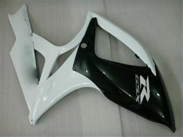 Schwarz Weiß Suzuki GSXR 600 / 750 K6 06-07 Motorrad Verkleidungen Schwarz Weiß Suzuki GSXR 600 / 750 K6 06-07 Motorrad Verkleidungen