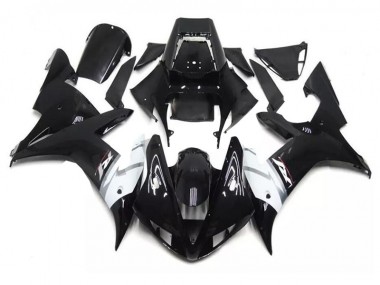 Schwarz Weiß Yamaha R1 02-03 Motorrad Verkleidungen
