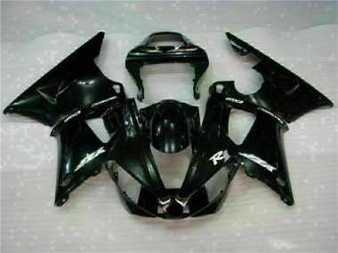 Schwarz Yamaha R1 00-01 Motorrad Vollverkleidung