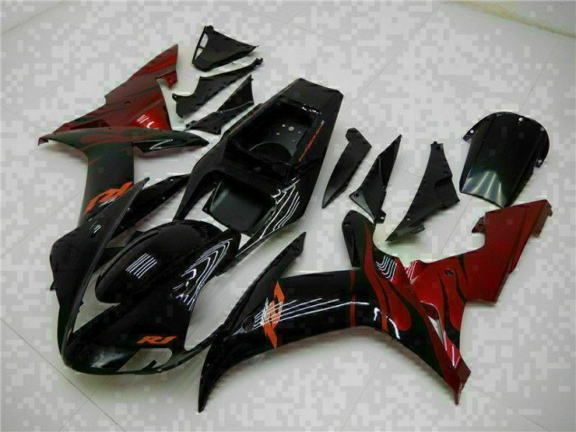 Schwarz Yamaha R1 02-03 Verkleidungen