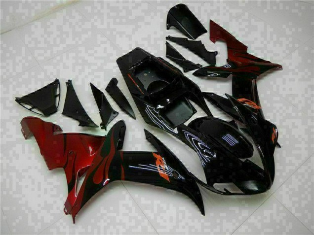 Schwarz Yamaha R1 02-03 Verkleidungen