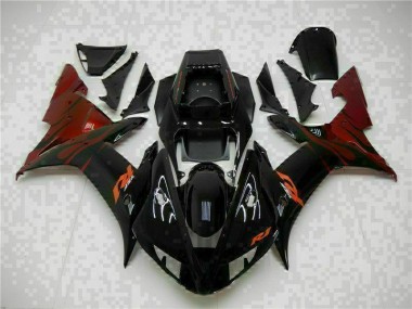 Schwarz Yamaha R1 02-03 Verkleidungen