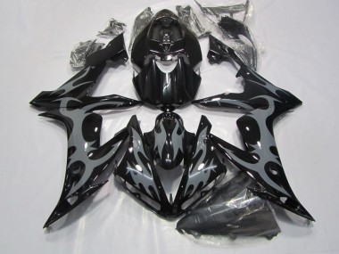 Schwarz Yamaha R1 04-06 Motorrad Verkleidungen Komplett Sets