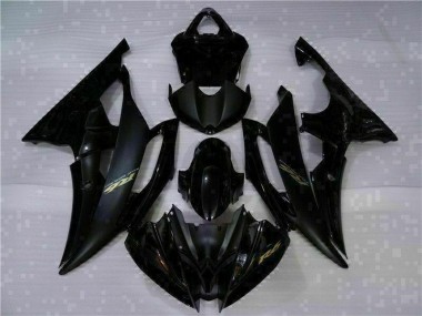 Schwarz Yamaha R6 08-16 Motorrad VollVerkleidungen & Plastik