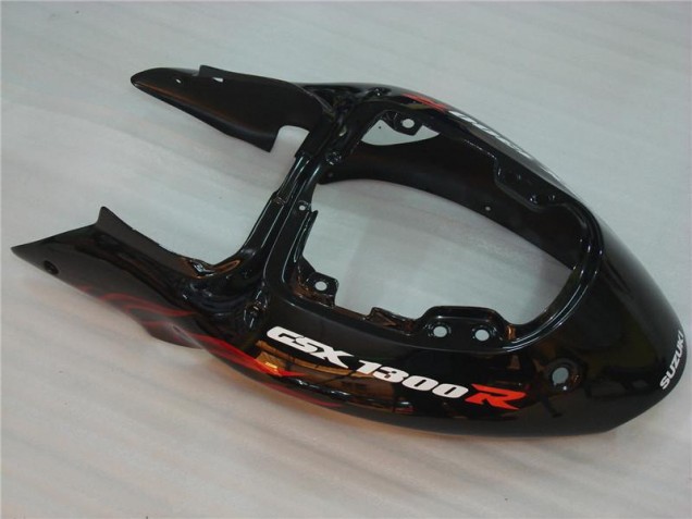 Schwarz rote Flamme Suzuki GSXR 1300 Hayabusa 96-07 Motorrad Verkleidung Schwarz rote Flamme Suzuki GSXR 1300 Hayabusa 96-07 Motorrad Verkleidung