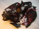 Schwarz rote Flamme Suzuki GSXR 1300 Hayabusa 96-07 Motorrad Verkleidung Schwarz rote Flamme Suzuki GSXR 1300 Hayabusa 96-07 Motorrad Verkleidung