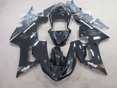 Schwarzer Ninja 636 Kawasaki ZX6R 05-06 Motorrad Verkleidung