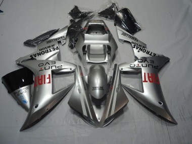 Silber Fiat Yamaha R1 02-03 Motorrad Verkleidungen