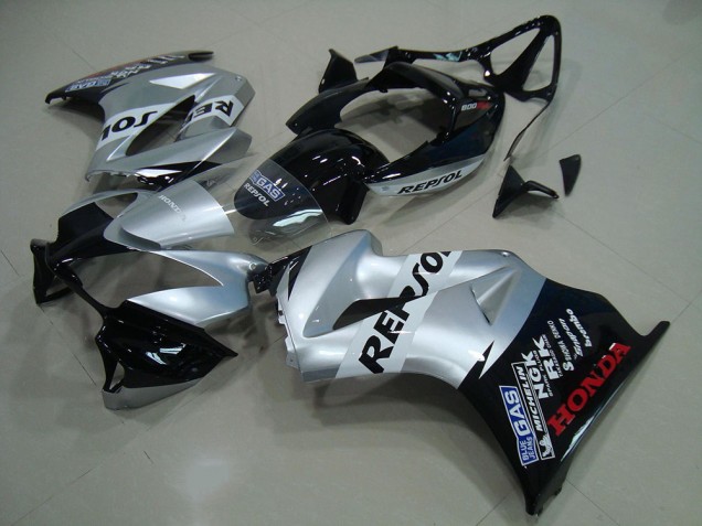 Silber Repsol Honda VFR 800 02-13 Motorrad Verkleidung