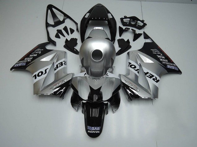 Silber Repsol Honda VFR 800 02-13 Motorrad Vollverkleidung Silber Repsol Honda VFR 800 02-13 Motorrad Vollverkleidung