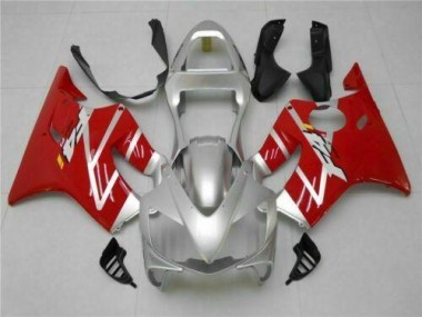 Silber Rot Honda CBR 600 F4i 01-03 Motorrad Verkleidungen