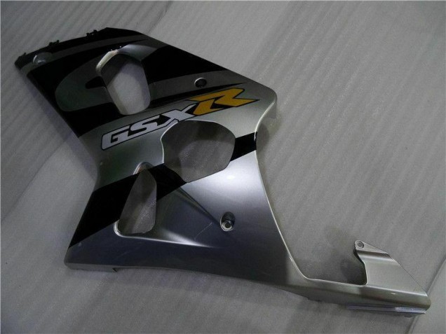 Silber Schwarz Suzuki GSXR 1000 K1 00-02 Motorrad Verkleidungen Silber Schwarz Suzuki GSXR 1000 K1 00-02 Motorrad Verkleidungen