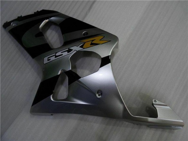 Silber Schwarz Suzuki GSXR 1000 K1 00-02 Motorrad Verkleidungen Silber Schwarz Suzuki GSXR 1000 K1 00-02 Motorrad Verkleidungen