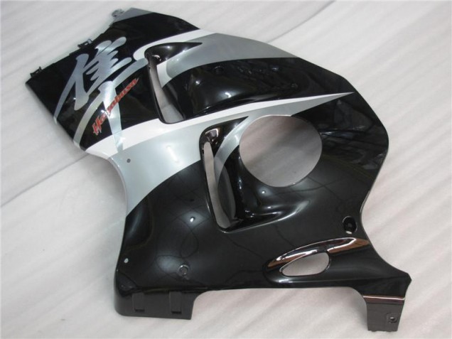 Silber Schwarz Suzuki GSXR 1300 Hayabusa 96-07 Motorrad Verkleidungen Silber Schwarz Suzuki GSXR 1300 Hayabusa 96-07 Motorrad Verkleidungen