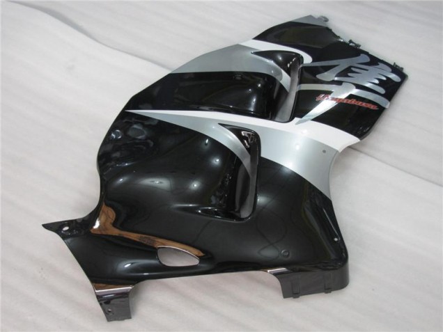 Silber Schwarz Suzuki GSXR 1300 Hayabusa 96-07 Motorrad Verkleidungen Silber Schwarz Suzuki GSXR 1300 Hayabusa 96-07 Motorrad Verkleidungen