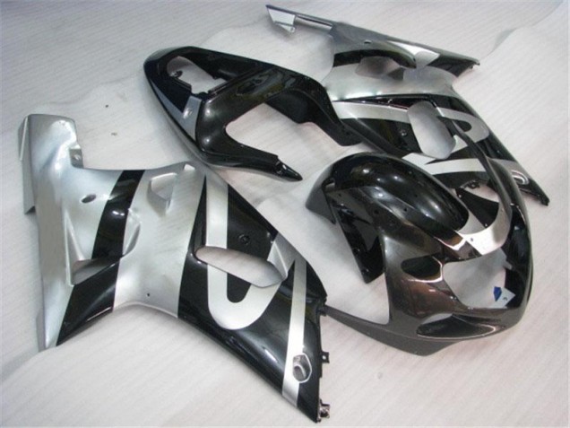 Silber Schwarz Suzuki GSXR 600 / 750 K1 K2 K3 01-03 Motorrad Verkleidungen
