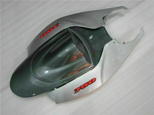 Silber Schwarz Suzuki GSXR 600 / 750 K6 06-07 Motorrad Verkleidungen Silber Schwarz Suzuki GSXR 600 / 750 K6 06-07 Motorrad Verkleidungen
