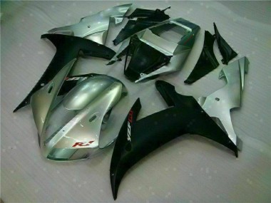 Silber Schwarz Yamaha R1 02-03 Motorrad Verkleidungen