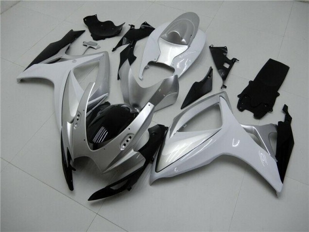 Silber Suzuki GSXR 600 / 750 K6 06-07 Motorrad Verkleidung Silber Suzuki GSXR 600 / 750 K6 06-07 Motorrad Verkleidung