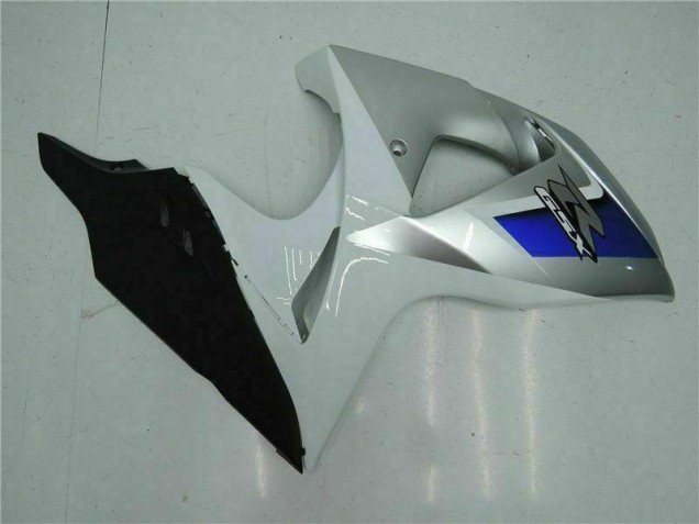 Silber Weiß Suzuki GSXR 1000 K9 09-16 Motorrad Verkleidungen Silber Weiß Suzuki GSXR 1000 K9 09-16 Motorrad Verkleidungen