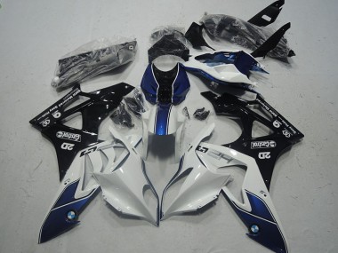 Weiß Blau BMW S1000RR 09-14 Motorrad Verkleidungen
