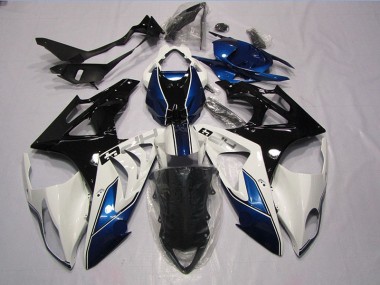 Weiß Blau BMW S1000RR 09-14 Motorrad Vollverkleidung