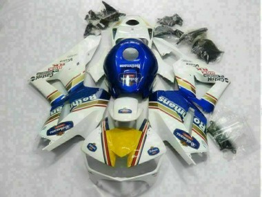 Weiß Blau Honda CBR 600 RR 13-21 Motorrad Verkleidungen