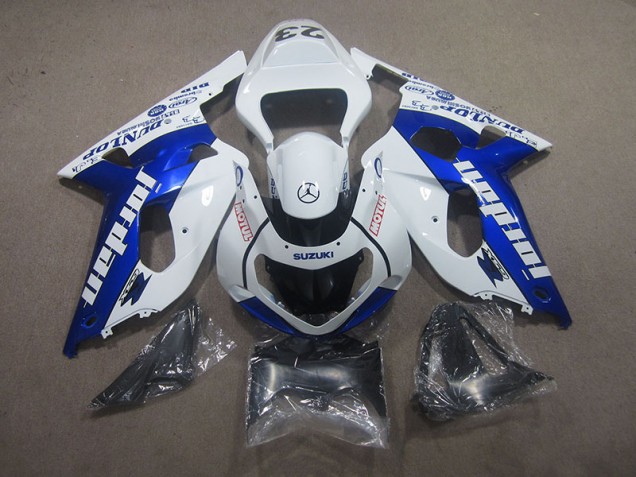 Weiß Blau Motul Suzuki GSXR 750 K1 K2 K3 01-03 Motorrad Verkleidungen Weiß Blau Motul Suzuki GSXR 750 K1 K2 K3 01-03 Motorrad Verkleidungen