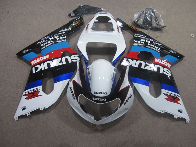 Weiß Blau Rot Motul Suzuki GSXR 750 K1 K2 K3 01-03 Motorrad Verkleidungen Weiß Blau Rot Motul Suzuki GSXR 750 K1 K2 K3 01-03 Motorrad Verkleidungen