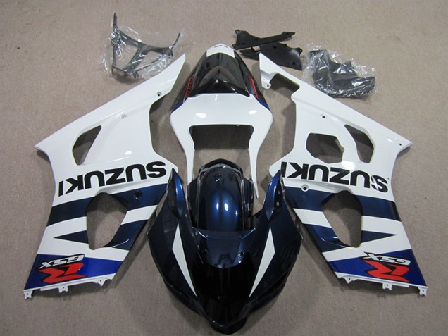 Weiß Blau Schwarz Aufkleber Suzuki GSXR 1000 K3 03-04 Motorrad Verkleidungen Weiß Blau Schwarz Aufkleber Suzuki GSXR 1000 K3 03-04 Motorrad Verkleidungen