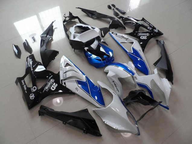 Weiß Blau Schwarz BMW S1000RR 09-14 Motorrad Verkleidungen