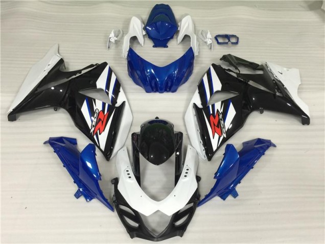 Weiß Blau Schwarz Suzuki GSXR 1000 K9 09-16 Motorrad Verkleidung Weiß Blau Schwarz Suzuki GSXR 1000 K9 09-16 Motorrad Verkleidung