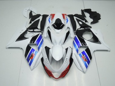 Weiß Blau Schwarz Suzuki GSXR 1000 K9 09-16 Motorrad Verkleidungen